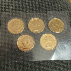 5quarter Plated 2011 Olympic Coin 