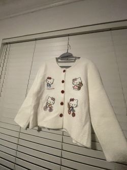Hello Kitty Cardigan (quality flannel!!)