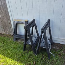 $15 each pair plastic sawhorse Workhorse
