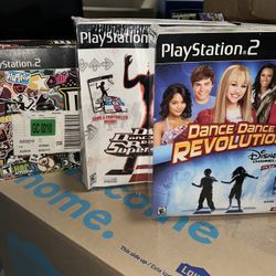 PS2 DDR And Dj Hero Brand New.