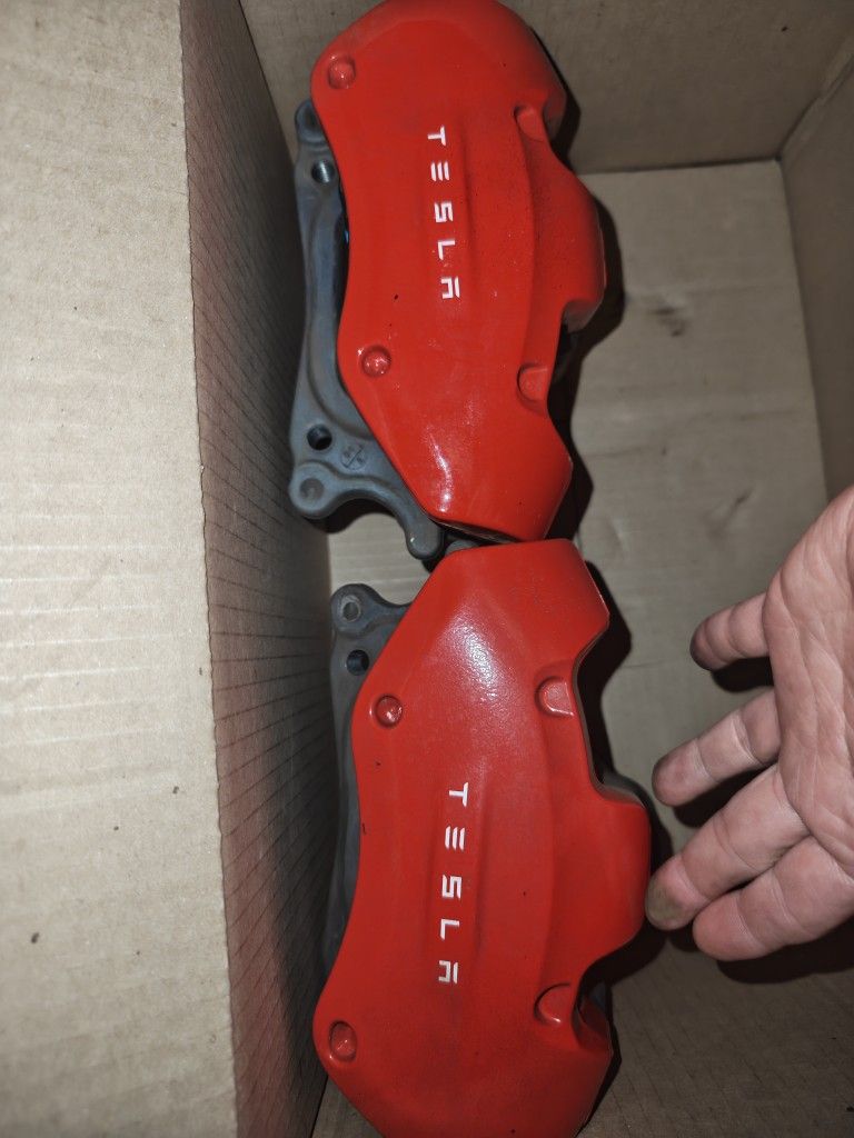 Tesla Performance Rear Brake Caliper.