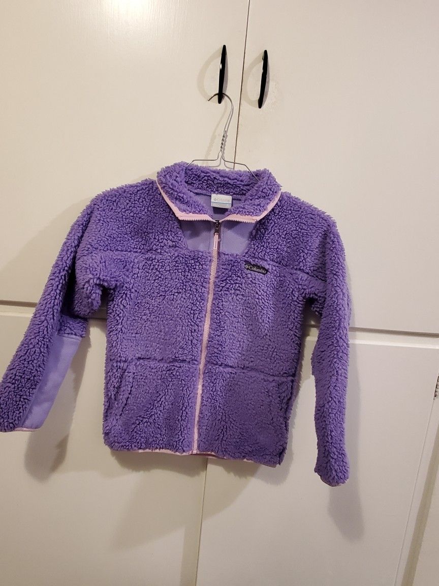 Ladies  Columbia size medium purple lavender sherpa