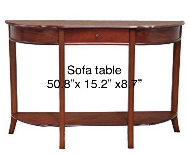 Console sofa table with drawer