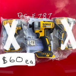 Brand New Dewalt   20v   1/4” Impact Driver     DCF787 w/ Belt Clip     Brushless    Tool Only 