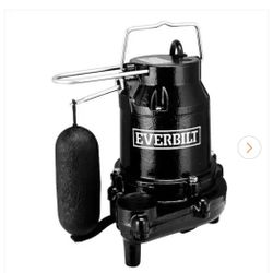 Everbilt 3/4 HP Pro Snap Action Sump Pump 
