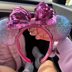 $20 Ears iridescent Purple Lavender Pink Magenta