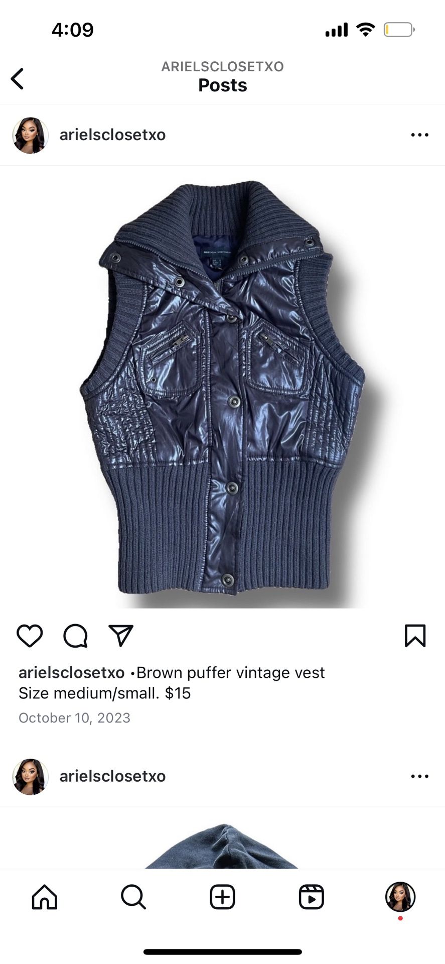 Puffer Vintage Vest
