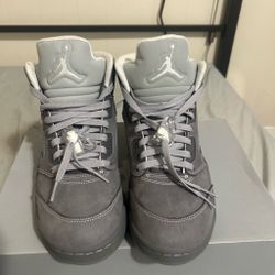 Air Jordan 5 Retro Grey Sneakers