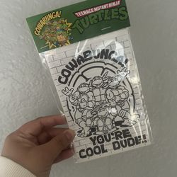 Ninja Turtles Coloring sticker sheets