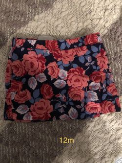 floral skirt