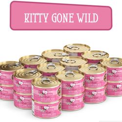 "Kitty gone wild"  Wild salmon 24  3.2 Oz Cans 