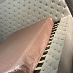 King Bed Frame White