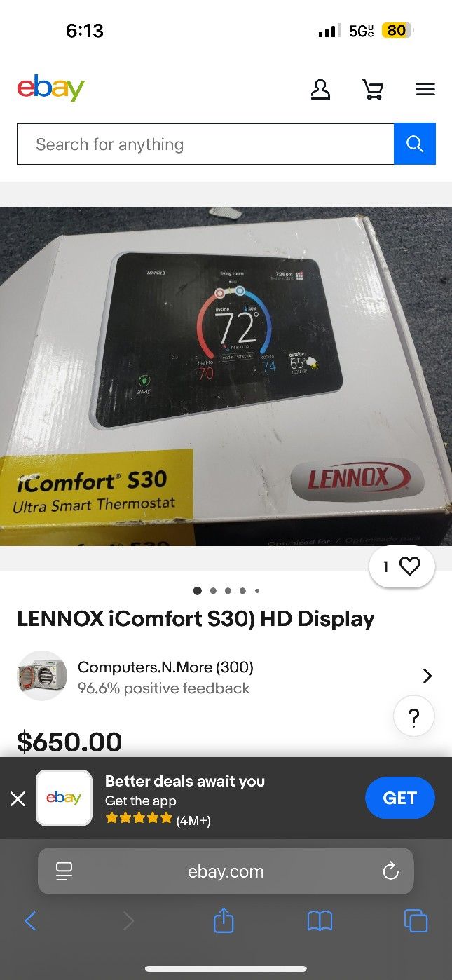 Touchscreen Thermostat