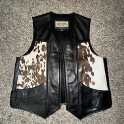 Men’s M. Julian Wilson’s Leather Vest Sz L