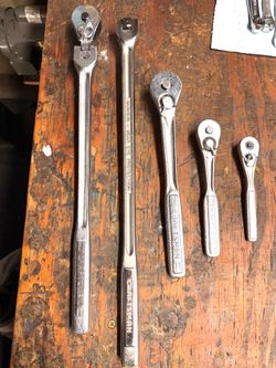Vintage Craftsman USA ratchet set