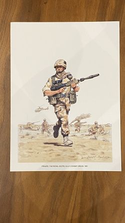 PRIVATE, THE ROYAL SCOTS, GULF COMBAT DRESS, 1991