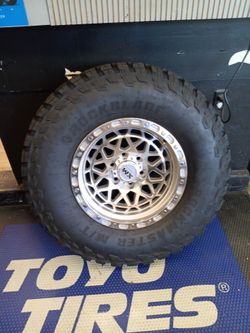 17x9 6x139 XM Rims on New Tires 35 1250 17
