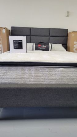 Brand New Plush Orthopedic Pillowtop Mattress With Lumbar Gel Support - Full King and Cali King Bed In A Box 📦