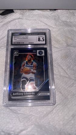 Anthony Edwards 2024-25 Donruss Optic Holo CGC 8.5