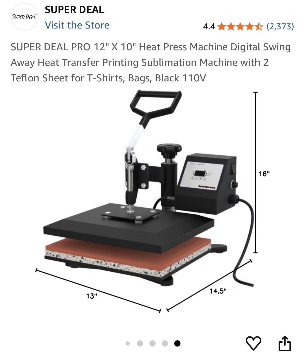 Heat Press Machine 12x10