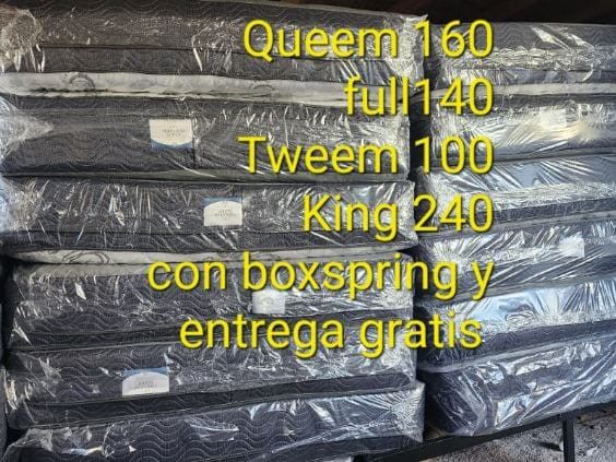 Mattress Pillow Top New