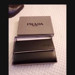 Authentic Prada Black Wallet 