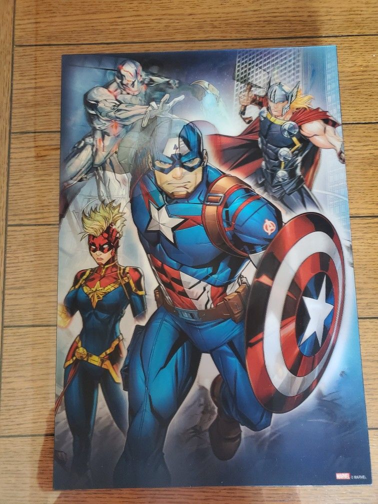 Captain America Marvel 3D Wall Decor