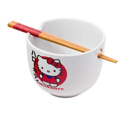 Hello kitty ceramic ramen bowl