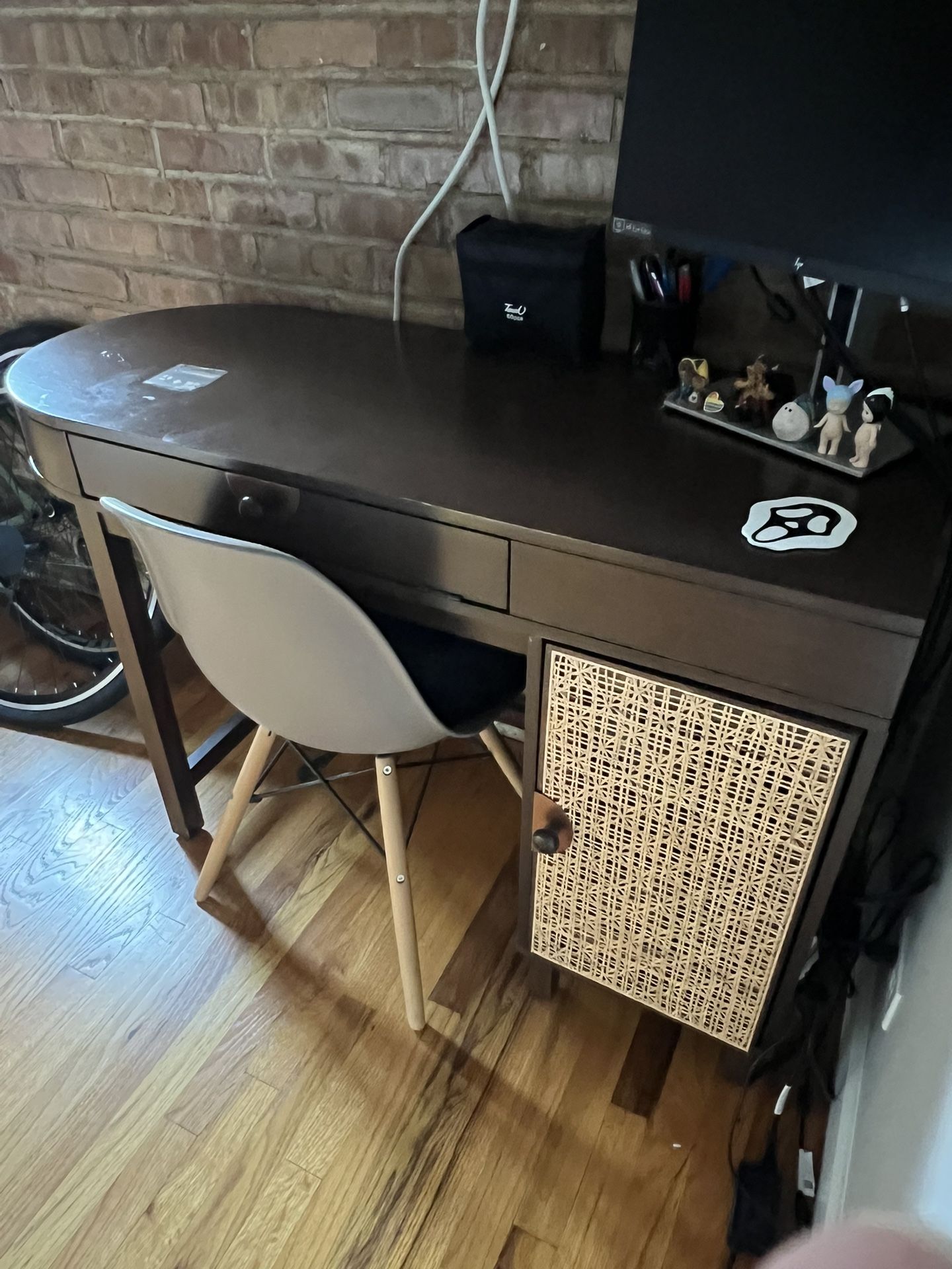 Brown desk