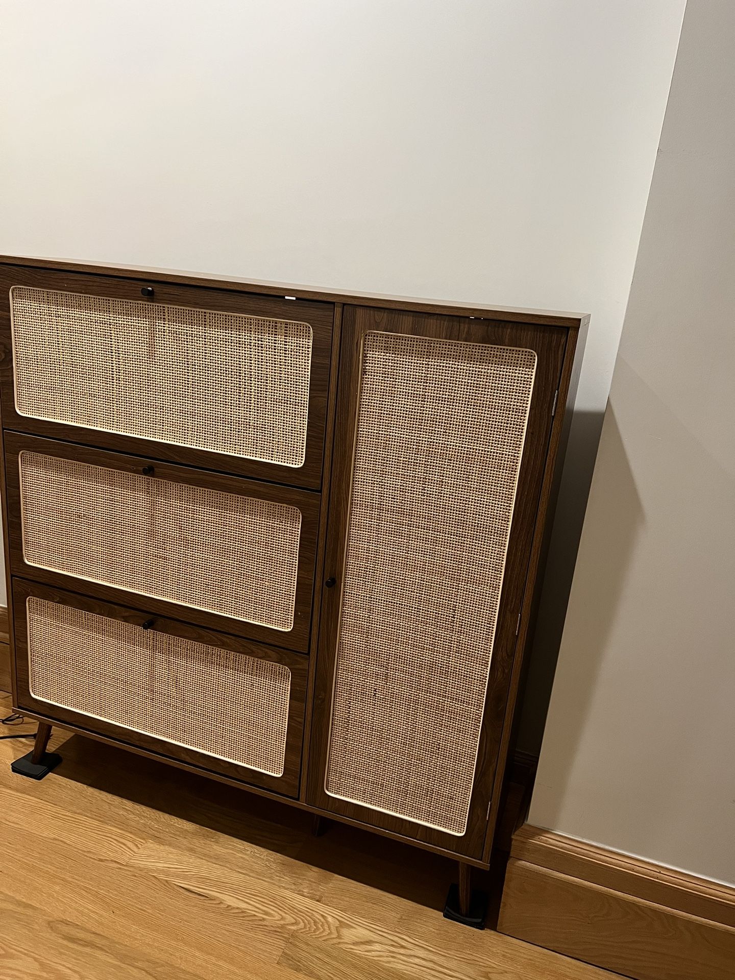 Brand New Rattan Shoe Cabinet From Amazon