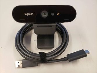 Logitech 4k Brio 4K/1080p/720p Webcam with Noise-Canceling Mic PC/MA