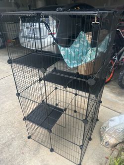 Large Multi-Level Small Animal Cage