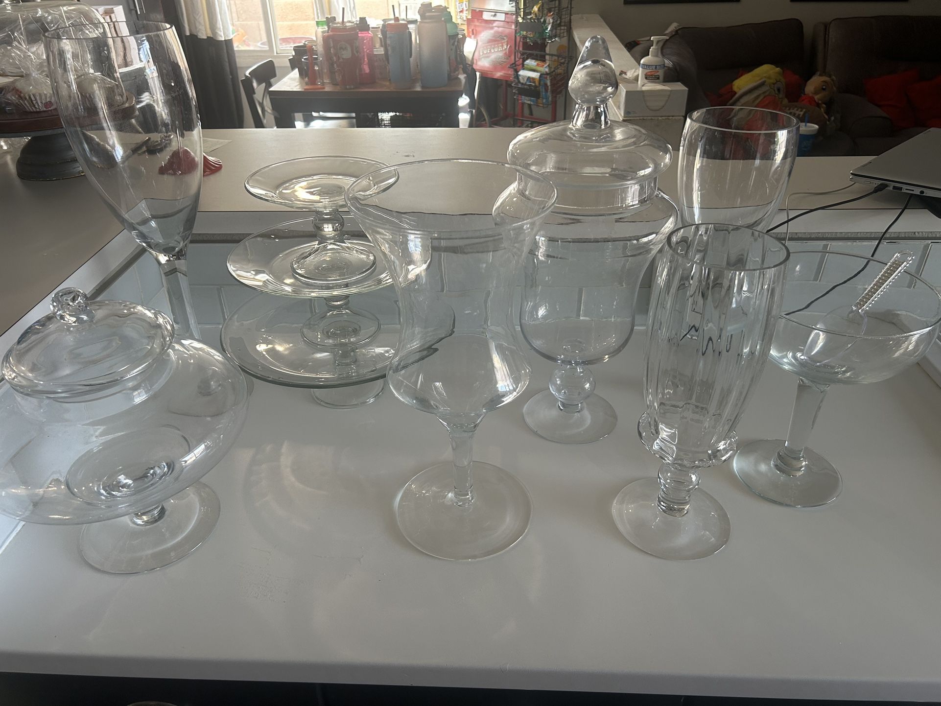 Glass Jars and Trays