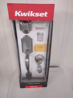 Kwikset front door lock. NEW in BOX.