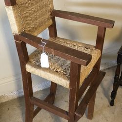 Antique Reproduction Old Doll High Chair