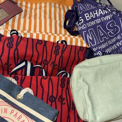 Victorias Secret Estee Lauder Steve Madden Bath & Body Works Tote Bag Lot Women’s Casual Preppy 