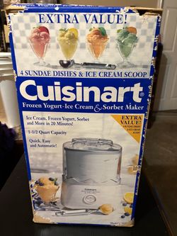 Cuisinart Frozen Yogurt Ice Cream & Sorbet Maker