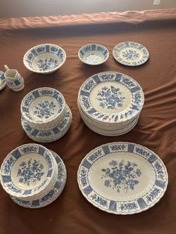 Melody Blue Myott Fine China