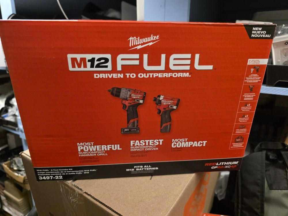 Milwaukee M12 Combo Kit Impact Driver and Hammer Drill Pick Up Concord Pinole