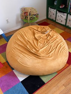 Big Super Stuffed Memory Foam Beanbag Chair
