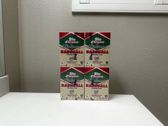 2025 Topps Chrome Platinum '55 Baseball Value Box MLB Trading Cards Lot of 4
