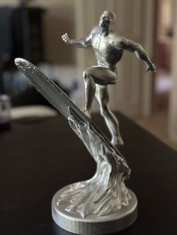 12” 3D Printed Silver Surfer Statue