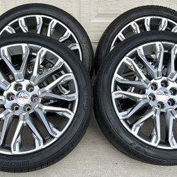 2026 Gmc Denali Ultimate OEM 24s. New Wheels And Tires. (Serious Buyers Only)