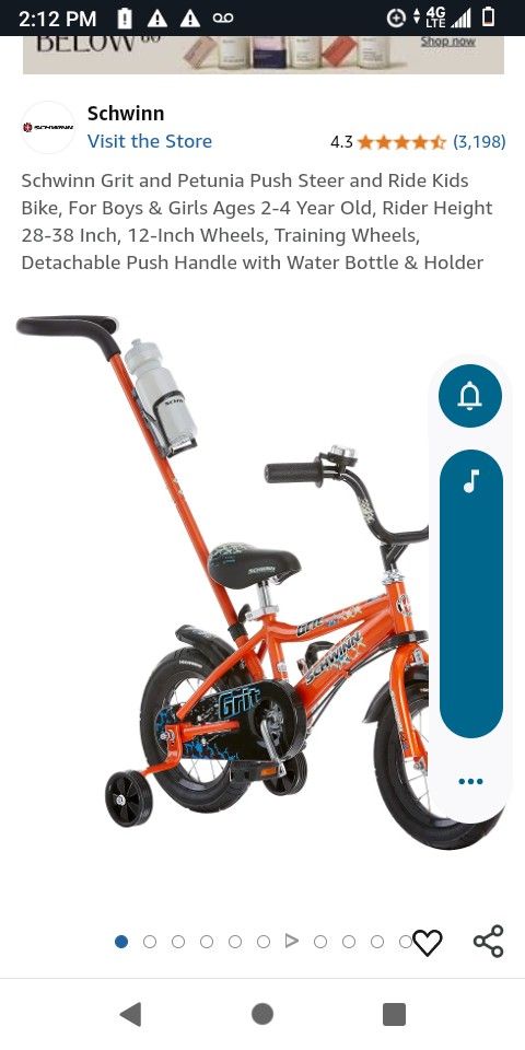 SCWINN GRIT BMX Toddler Bike