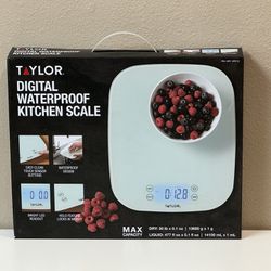 Taylor Digital Waterproof Kitchen Scale 
