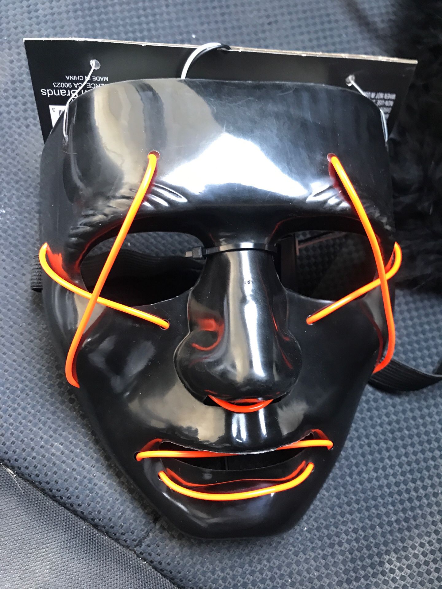 Halloween light up mask