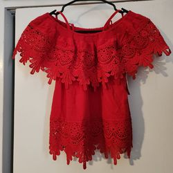 New Off The Shoulders Top Xsmall
