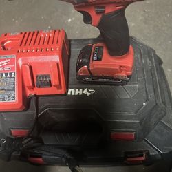 Milwaukee M18 Impact Gun With Mechanic Set Used And A Few Missing 