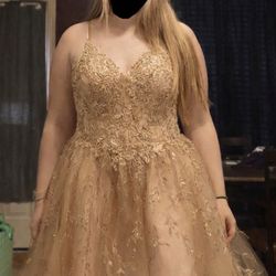 Fairytale Golden Dress