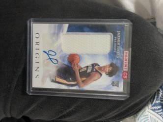 Jaxson Hayes Panini Origins RC Auto Patch Card